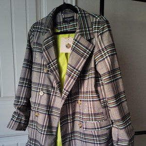 Plaid Blazer Jacket